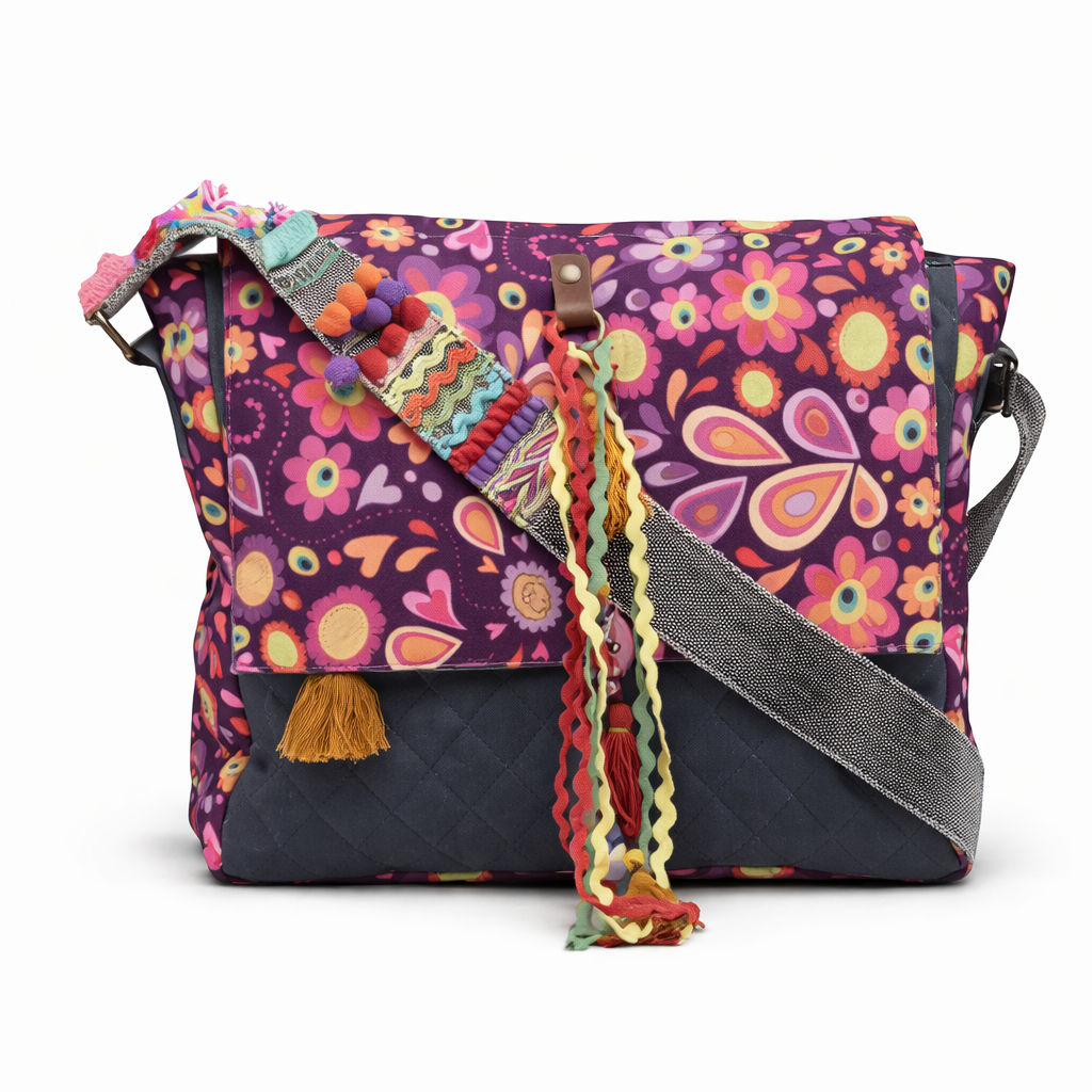 Blue Women Messenger Sling Bag for Everyday Use 179